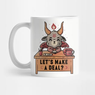 Let’s Make a Deal Funny Cute Evil Baphomet - Light Mug